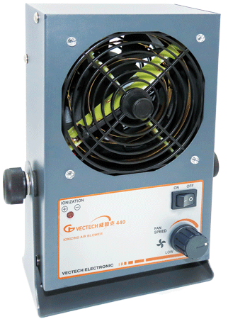 Desktop Static Elimination Ion Fan (CE)